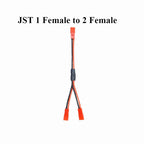 JST Plug Splitter,JST Male Female Cable,JST Y Parallel Adapter Splitter Harness For Traxxas TRX-4 1/10 RC Car Crawler ESC