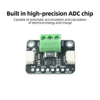 INA228 INA238 INA237 Current Power Monitor Module STEMMA QT Qwiic I2C 85V 20A ADC Energy Accumulation for BMS Solar PV IoT