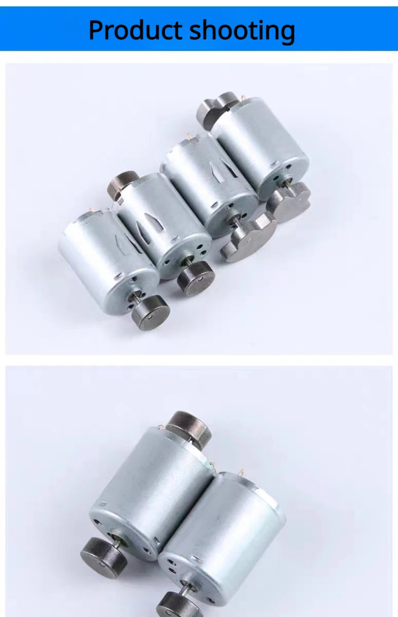 High Speed 6000rpm/8500RPM Strong Vibration 6V 12V 24V DC Vibration Motor For Micro Massage Eccentric Industrial Small Motor