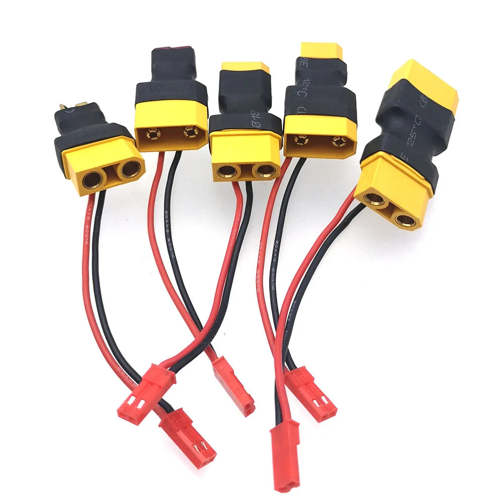10PCS XT90 To XT 60 Female Male JST Convert Charge Connector Cable Power Adapter for Rc Car Boat Dropship LiPo