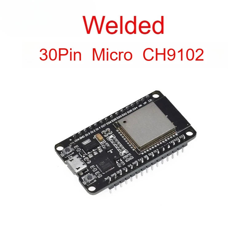 10PCS ESP32 Development Board WiFi Bluetooth Dual Core ESP-32 ESP-32S CP2102 CH9102 CH340 Type-C Micro USB Module