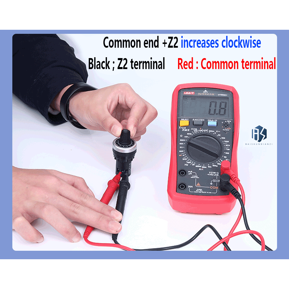 10PCS LA42DWQ-22 Rotary Potentiometer Resistance Switch Converter,  500K, 200K, 100K, 50K, 20K,10K, 5K, 2K, 1K