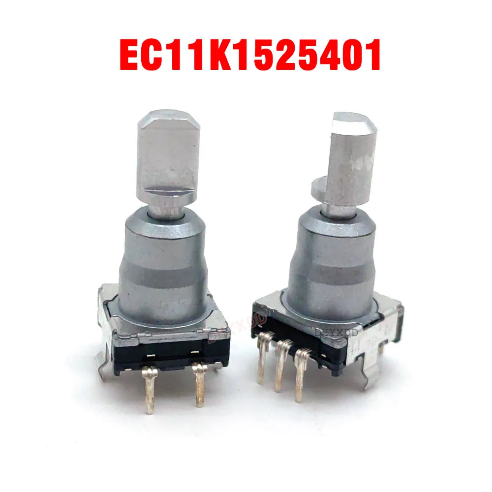 1pcs ALPS- EC11K1525401 Rotary Encoder Code Switch 30 Position 360 Degree Rotation With Push Button 5pin Handle 20mm Half Shaft