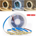 DC 12V Led Strip SMD 5050 5054 2835 Waterproof 6000K 4000K 3000K 60 120 240Leds/m Flexible LED Ribbon Tape Light Strip Lamp 5m