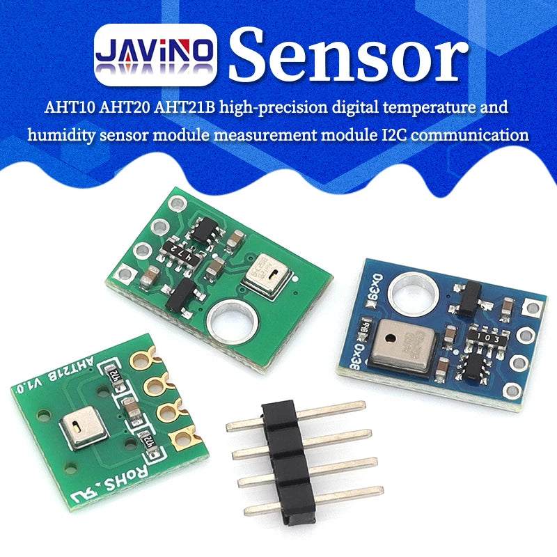 AHT10 AHT20 AHT21 High Precision Digital Temperature Humidity Sensor Measurement Module I2C Communication Replace DHT11 SHT20