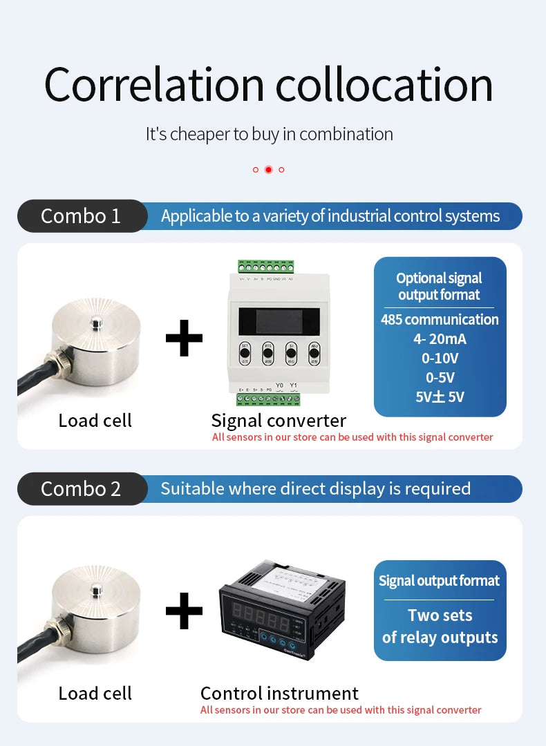 5kg 10kg 20kg 100kg 200kg 500kgminiature Compression Load Cell Diameter 8/10/13/20mm Mini Pressure Push Pull Force Button Sensor