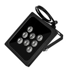 1pc 940NM Waterproof Infrared Illuminator 60M IR Distance Adjustable Beam Angles 8-array LEDs For Monitoring Supplemental Lights