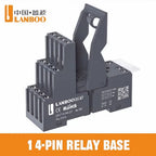LANBOO Relay 12V 24V/AC 220V AC Voltage Coil High Quality General Purpose Micro Mini Relay with Socket Base 8pin/14pin