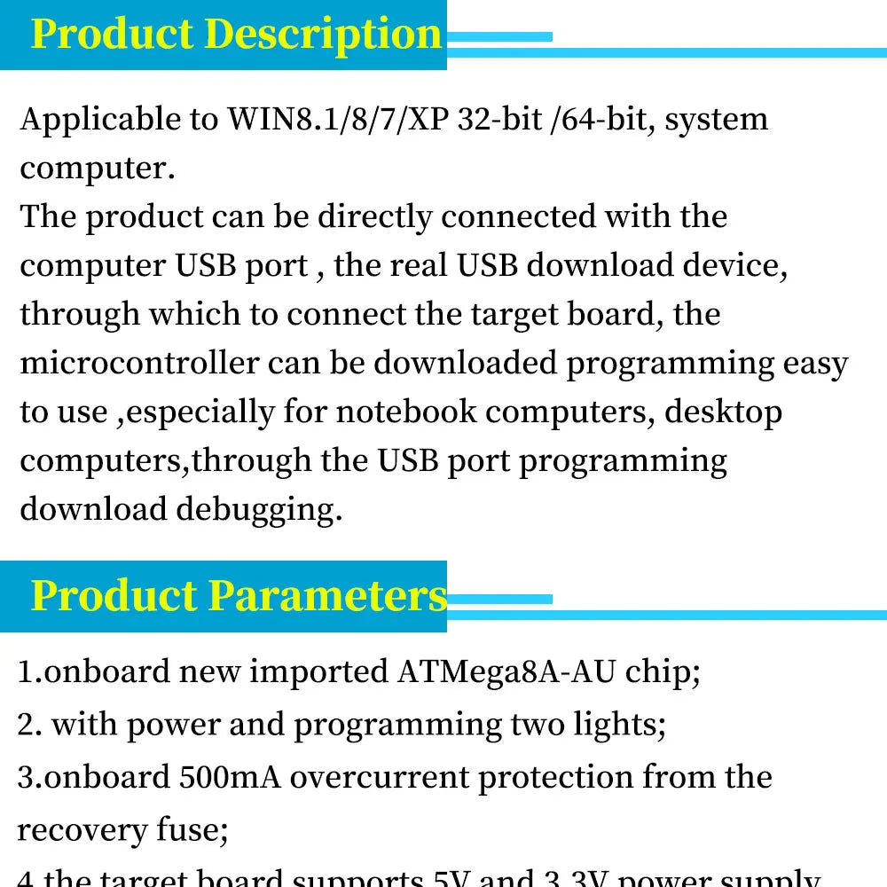 MGQH USBASP USBISP AVR Programmer USB ATMEGA8 ATMEGA128 ATtiny/CAN/PWM 10Pin Wire Module DIY + 10Pin To 6 Pin Adapter Board