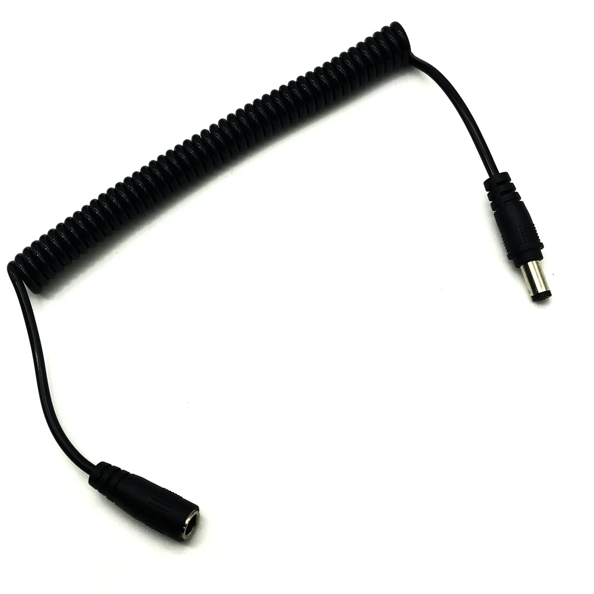 DC 5.5mm x 2.1mm Male to Female Plug Power Coiled Cable DC 5.5 x 2.1 mm Extension Spring Cord for LED Strip CCTV