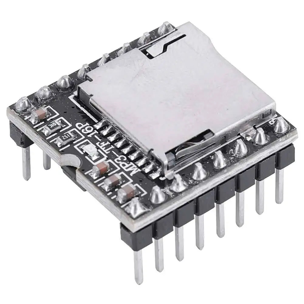 Dfplayer TF Card U Disk Mini MP3 DF Player Audio Voice Module IO/Serial Port/AD MP3-TF-16P For Arduino