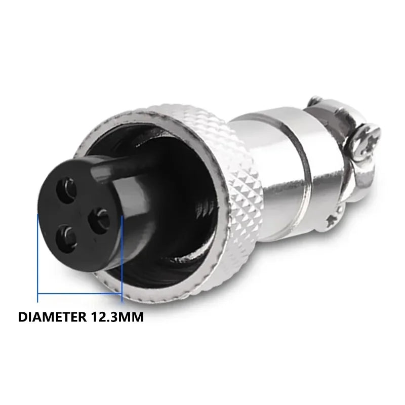 5PCS Docking Connector GX16 Aviation Plug Male Female 16mm 2/3/4/5/6/7/8/9/10 Pin Socket Circular Aviation Connector