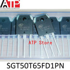 10PCS/LOT 100% New Original SGT50T65FD1PN 50T65FD1 50T65 TO-3P 50N65 Transistors IGBT 50A 650V TO-247