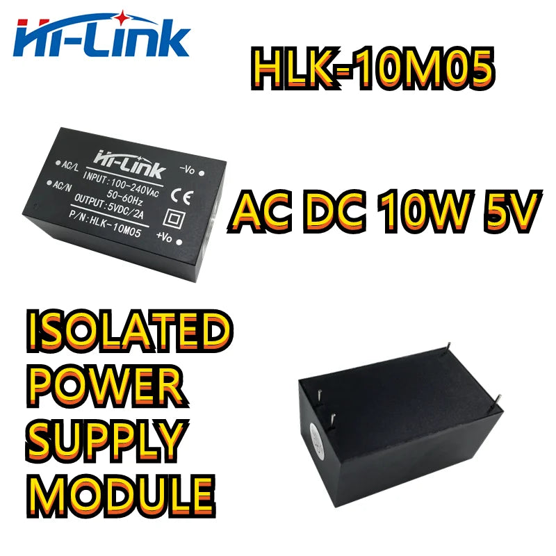 Free Ship 5pcs/lot *Manufacturer HLK-5M05/PM01/10M05/20M05 Hi Link 5W 10W 3W 20W AC-DC Step Down Switching Power Supply Module