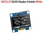 1-10PCS 1.3" OLED Display Module White/Blue Color Drive Chip SH1106 128X64 1.3 inch OLED LCD LED IIC I2C Communicate