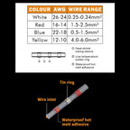 Waterproof Heat Shrink Butt Splices for A Secure Corrosion-Resistant Seal All-in-One Solder Seal Wire Connector Kit With Box