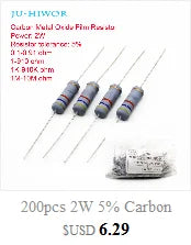 5pcs 10W 5% SQP Cement Resistor 0.1 0.22 0.33 0.5 1 1.2 1.8 2 2.2 3 3.3 3.6 4.7 5 8 10 15 20 25 30 100 K R ohms Power Resistance