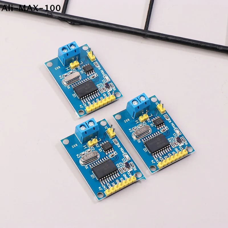 【Rw】MCP2515 CAN Bus Driver Module Board TJA1050 Receiver SPI For 51 ARM Controller Interface Module For Arduino DIY Kit