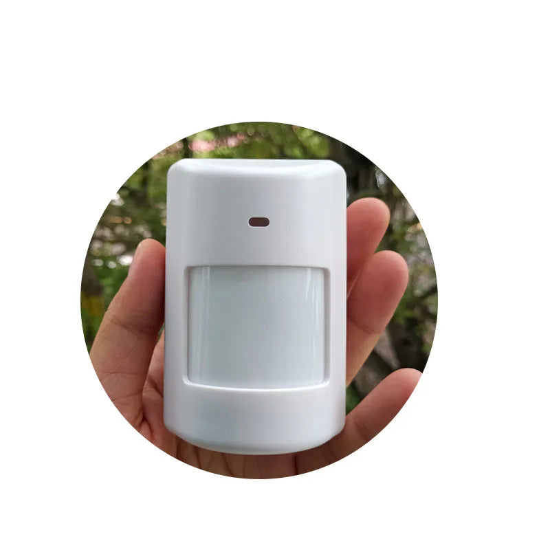 1/3pc 433MHz Indoor Wireless PIR Motion Sensor Detector Battery Powered Wide Angle Detection Range for Burglar Home Alarm System