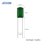 1000Pcs Metalized Mylar Capacitors 100V Polyester Film Capacitor 0.22nF-470nF 0.22nF 0.68nF 4.7nF 10nF 68nF 2A471J 2A102J 2A152J