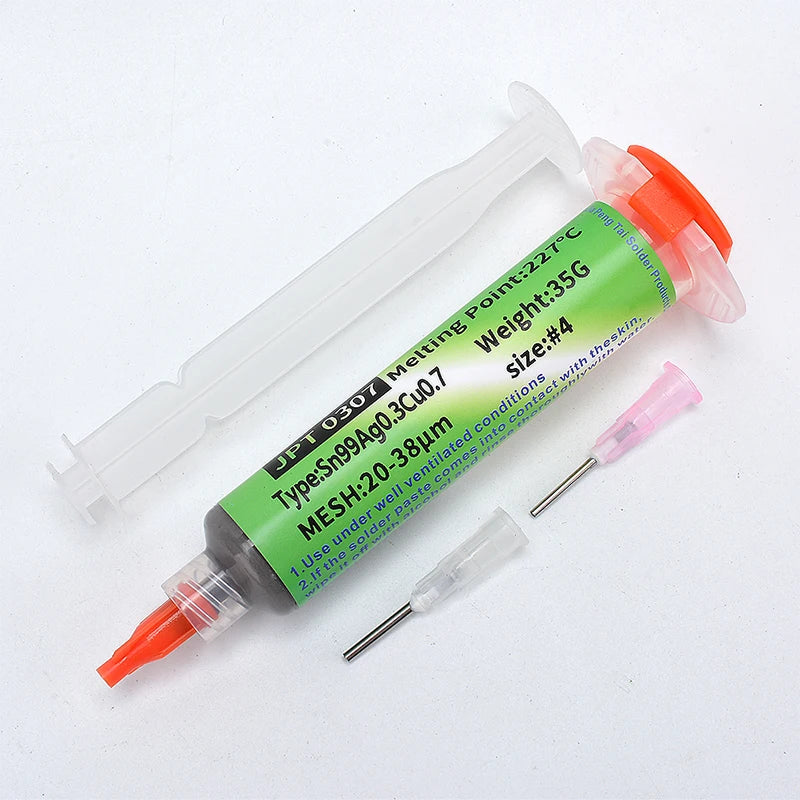 JPT0307 Lead-Free Solder Paste RoHS No-Clean Silver-Containing for SMT