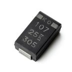 5pcs/lot T521D107M025ATE040  25V 100uF 7343 Type D SMD Polymer Tantalum Capacitors Low ESR 40mOhms New and Original