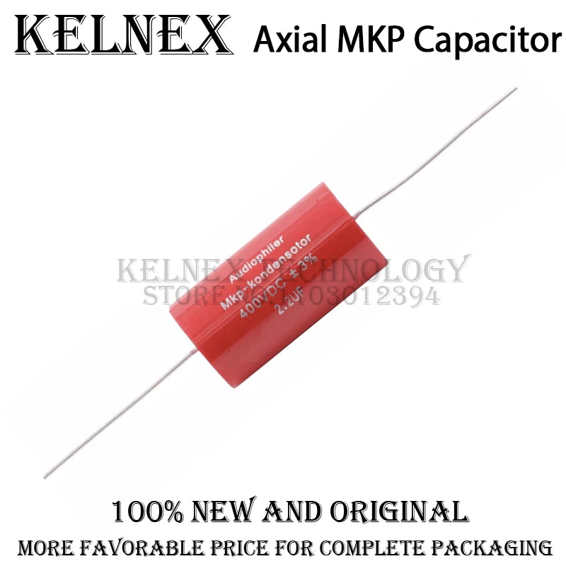1PC Audiophiler Axial MKP Capacitor Audio 250V 400V 630V 4.7UF/400V 10UF 1.0UF 1.5UF 6.8UF 8.2UF Frequency Dividing Capacitance