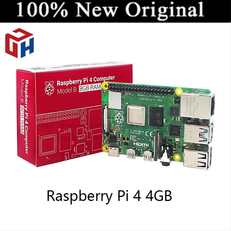 Raspberry Pi 4 Model B 2GB 4GB 8GB RAM, Completely Upgraded Raspberry Pi 4B