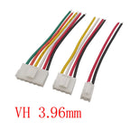 JST VH 3.96mm Pitch Single Female Plug Wire Cable Connector 2P 3 4 5 6 8 10 Pin VH3.96 18AWG Wires 10CM 20CM 30CM