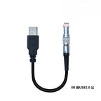 FGG 0B 1B 4Pin to USB 2.0 Male Female Cable Compatible With Lemo Plug-in Self-locking Aviation Plug EGG 00B Male Aviation Plug