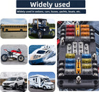 8 Way 12 Way 16 Way Blade Fuse Box 12V/24V Automotive Fuse Holder for Car Truck Boat