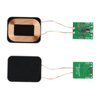 Small Coil Wireless Charging Receiver Module PCBA Built-In 3.7V Lithium Battery Modification Program For DIY Electronic Devices