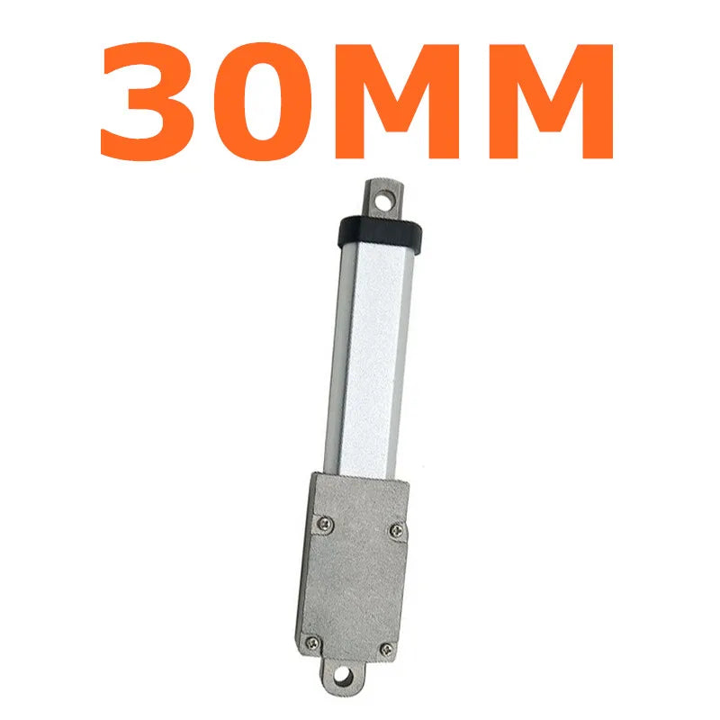 6V 12V 24V Micro New Linear Actuator DC Motor 30/50/75/100/150mm Stroke Customized 188N for Remote Controls Robotics Automation