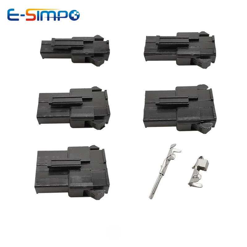 10set/200pcs SM 2.54mm Pitch 2/3/4/5Pin Male Female Head Plug Housing Pin Header Crimp Terminals Connector SM-2P SM-2R