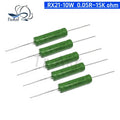 5PCS Wire Wound Resistance RX21 10W 0.05R 0.1R 1R 2R 5.1R 10R 27R 39R 47R 51R 68R 100R 150R 390R 470R 510R 820R 10K 15K Resistor