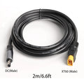 XT60 Female/Male Connector To DC5521 Male Adapter Power Cable 16AWG Solar Panel Connection Home Car Battery Charging Adapter