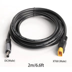XT60 Female/Male Connector To DC5521 Male Adapter Power Cable 16AWG Solar Panel Connection Home Car Battery Charging Adapter