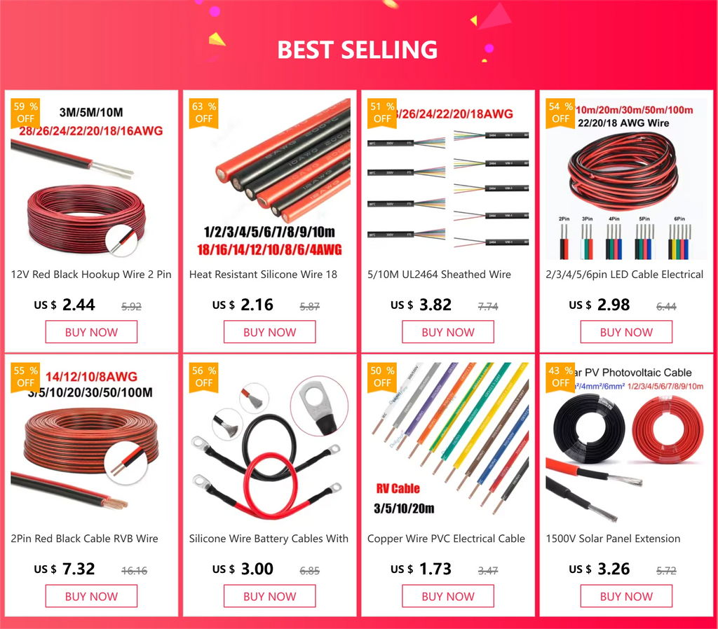 2 3 4 5 6 Pin JST SM LED Connector Cable 3A 5A Male Female Plug Wire Connector For Pixel Light WS2812 Led Strips Driver Battery