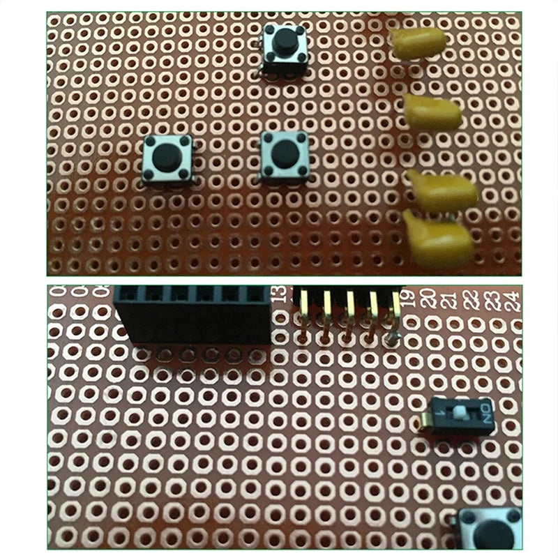 5/10PCS Universal PCB Breadboard 5*7CM Yellow Single Sided Printed Circuit Boards 1.2MM Thick DIY Prototype Copper PCB Board