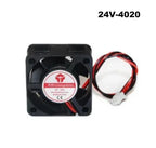 5010/4020/4010/3010 5V/12V/24V Cooling Turbo Fan Brushless 2Pin For 3D Printer Extruder DC Cooler Blower Part Plastic Fans