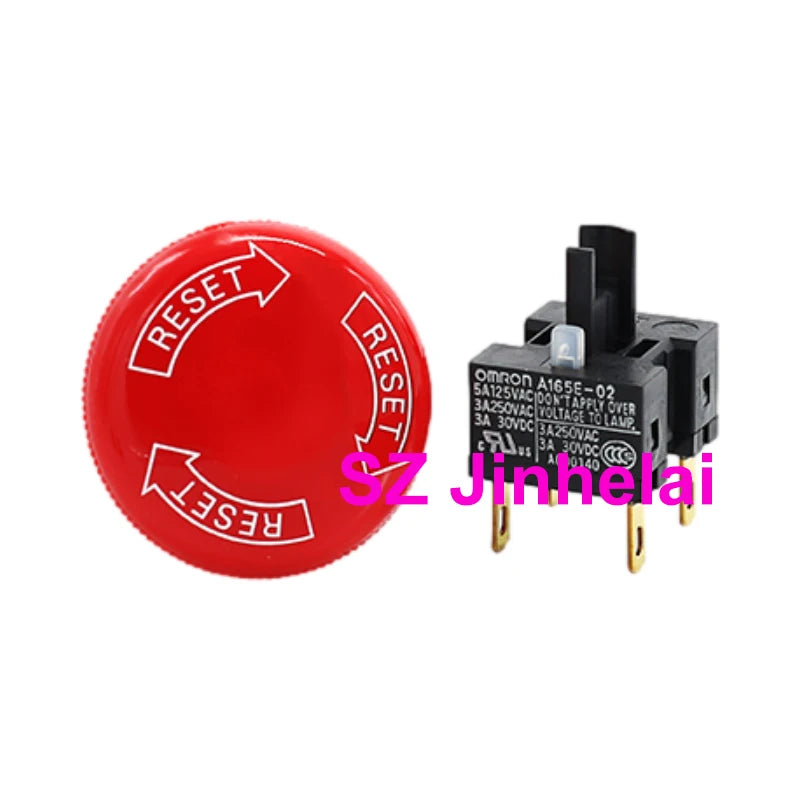 Authentic Original Omron A165E-S-01 A165E-S-02 Emergency Stop Switch A165E-S-03U A165E-LS-24D-02