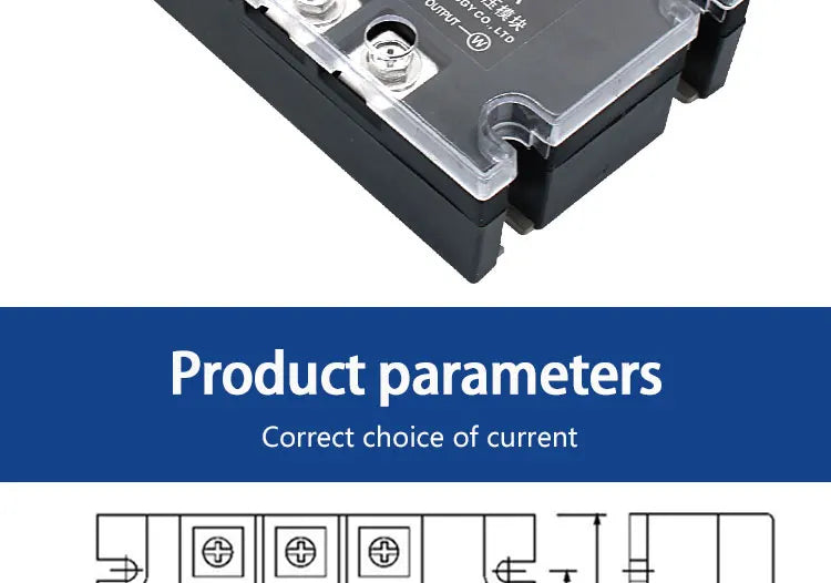 LCTC Voltage Regulator Module 380V Three Phase Solid State Relay 25A 40A 60A 100A 150A 200A SSR Fully Isolated Intelligent AC