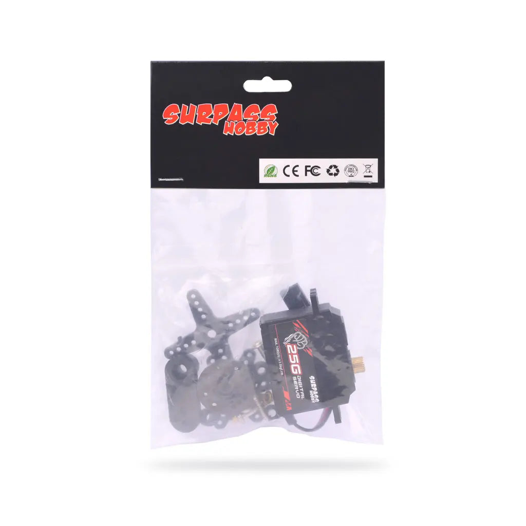 SURPASS HOBBY 9G 17G 25G 6KG 9KG 15KG 20KG Metal Gear Digital Motor RC Servo for Car Plane Robot Boat Model Wltoys Axial SCX24