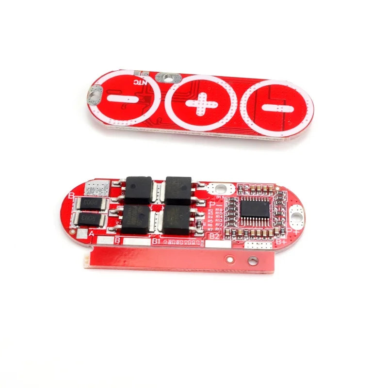 3S 4S 5S BMS Li-ion Protection Board, 25A Common Port, XH-M609 Low Voltage Cutoff, TP4056 Type-C Charger, Individual Sale