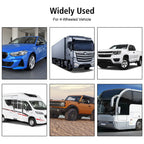 Temperature Warning Fuel Save Tire Pressure Monitoring System Solar TPMS With 4 External Sensors Car Tyre Pressure Monitor