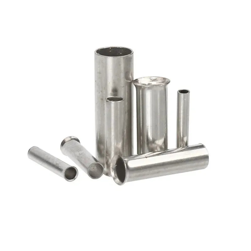 600/700pcs Bare Terminal Tubular Wire End Ferrules Uninsulated Copper Terminal Bootlace Ferrules End Electrical Cable Crimp
