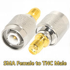 2PCS SMA Male Female to N BNC UHF PL259 SO239 TNC Copper Brass Adapter Straight RF Coaxial Connector Converter