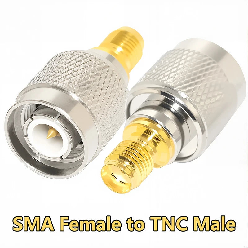 2PCS SMA Male Female to N BNC UHF PL259 SO239 TNC Copper Brass Adapter Straight RF Coaxial Connector Converter