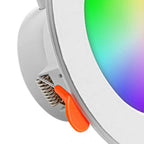 12-1Pcs RGB LED Bulb Tuya Dimmable Downlight Spotlight Bluetooth-Compatible Lamp 10/15W APP Control GB+CW+WW Smart Lamp