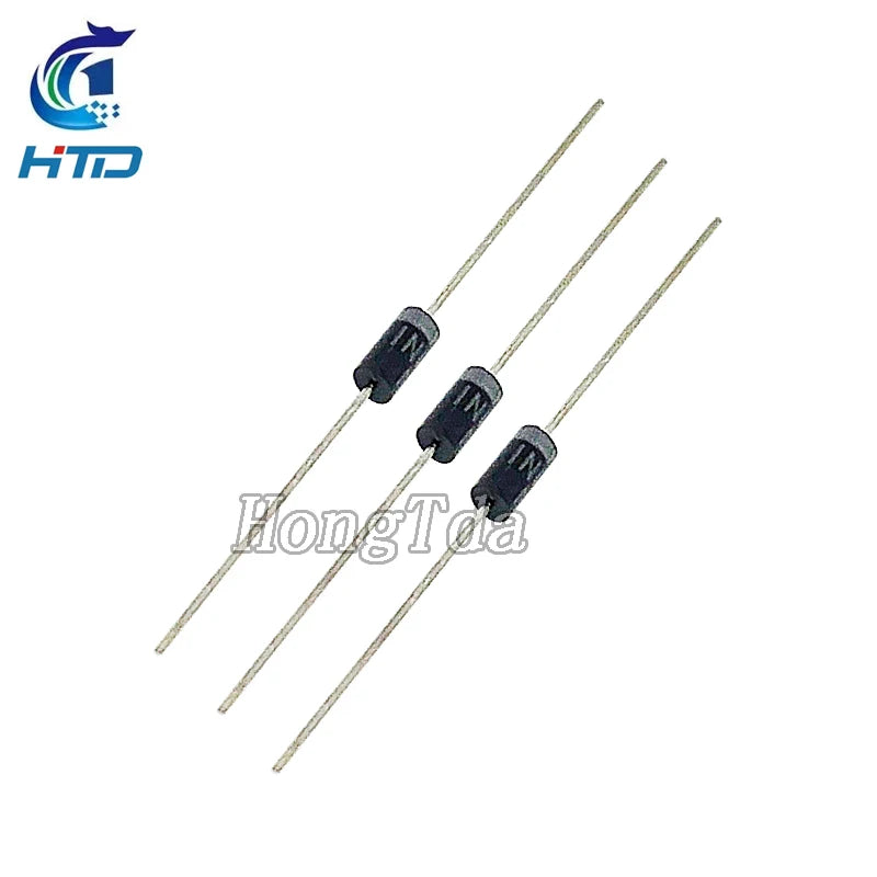 100PCS 1N4001 1N4004 1N4007 FR107 UF4007 DO-41 1A1000V IN4007 DIP Rectifier Diode